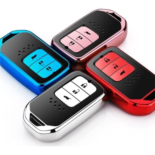 2020 Soft TPU Car Key Case for Honda Accord EX EXL Civic Crv Crz Hrv Pilot Ridgeline 2016 2017 2018 Car interior Accessories