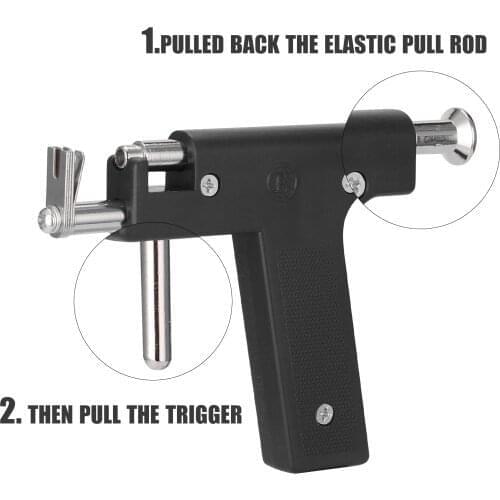 Stainless Steel Body Piercing Tool Kit Professional Ear Nose Navel Piercing Machine Nose Navel Piercing Tool Set