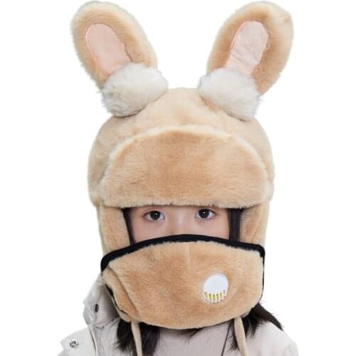 New Arrival Latest Design Unisex Childrens Winter Warm Hats For Kids And Baby Children Plush Thickened Ear Protection Hats