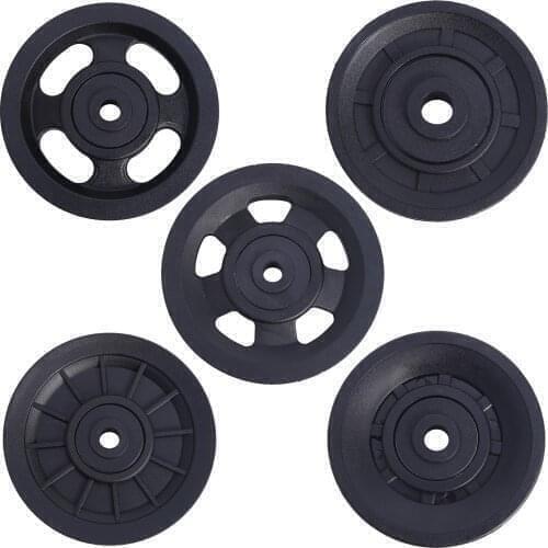 Stainless Steel Gym Equipment Wheel Universal Bearing Pulley Wheel Cable Machine Garage Door Rolling Pulley System Home Hardware