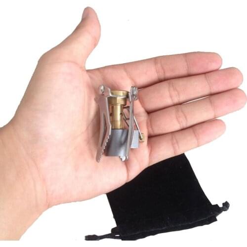 Hot Mini Portable Folding Camping Stove Outdoor Gas Stove Survival Furnace Stove Cooking Picnic Gas