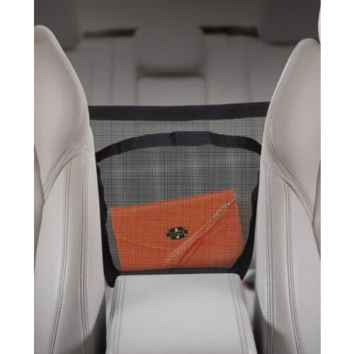 Car Mesh Net Pocket Storage Bag Net Pocket Between Bag Luggage Holder Pocket For Auto Vehicles Car Styling Car Interior Nets