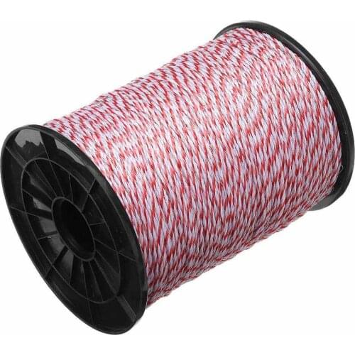 Electric Fence Rope Power Cord Nylon Conductive Thread Electric Livestock Fence Accessories Stainless Steel Rope for Farm Fence
