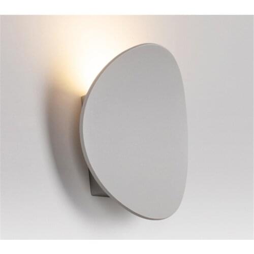 Modern 6W LED Simple Round Background Wall Lamp Bedroom Light Fixture Lighting Lamps Indoor Outdoor Fixture