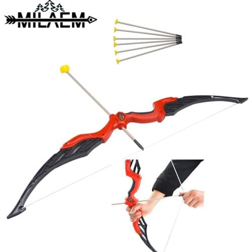 Archery Bow and Arrow Set for Shooting Children Game Device With 3 Sucker Arrows Safe Targeting Recurve Bow Hunting Accessories