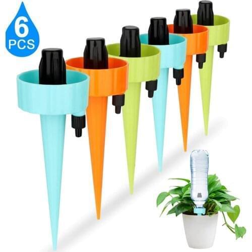 Floor boot 6/12pcs drip irrigation auto watering nozzles for plastic bottles Water Device Constant pressure Adjustable garden