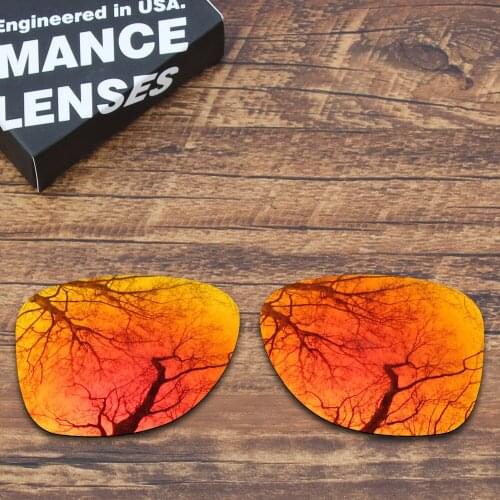 ToughAsNails Polarized Replacement Lenses for Oakley Dispatch 2 Sunglasses Fire Red Mirrored Color (Lens Only)