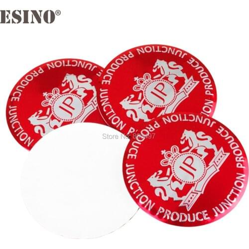 40 x Car Styling 3D Metal Aluminium Alloy Wheel Center Cap Stickers Wheel Hub Cap Decals Emblems Badges for Junction Production