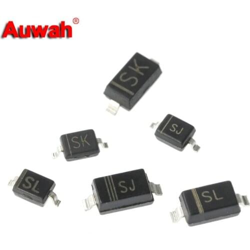 50pcs/lot SMD Schottky Diode 1N5817W 1N5818W 1N5819W 1N5817WS 1N5818WS 1N5819WS 0805 1206 SOD-323 SOD-123 SL SK SJ