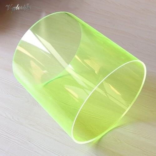 6mm thick 45-degree-sliced-sliced-14X6.5 inch acrylic drum body drum shells (14 inch diameter)