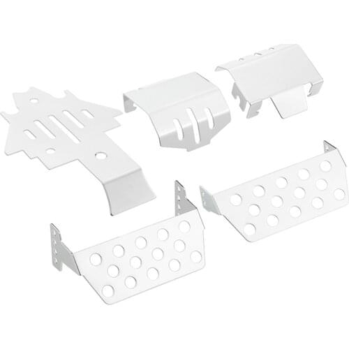 RC Car TRX4 stainless steel Chassis armored Armor Protection Skid Plate for Traxxas TRX-4 Crawler Defender Option Upgrade Parts