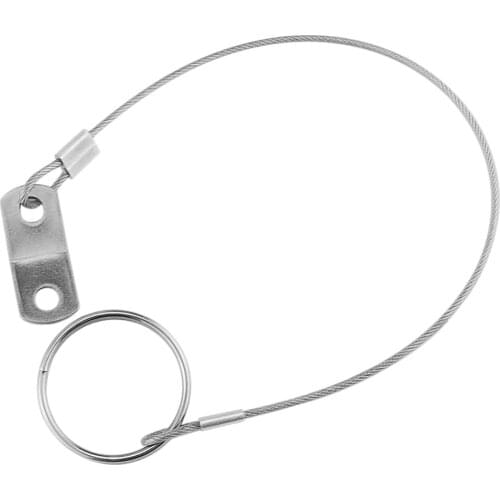 1x 316 Stainless Steel Bimini Top Quick Release Pin & 150mm 5.91inch Lanyard