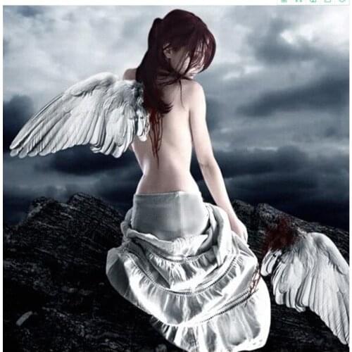 Beauty diamond painting angel embroidery mosaic stickers women diamond dotz toys rhinestone picture puzzle drawing wall decor