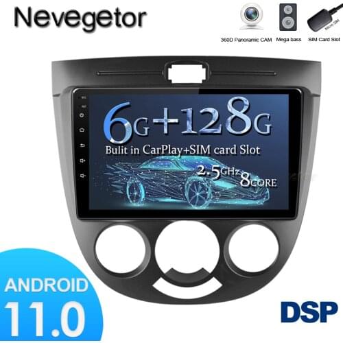 Android 11 For Chevrolet Lacetti J200 BUICK Excelle Hrv 2004-2008 car dvd multimedia player with car radio video player stereo