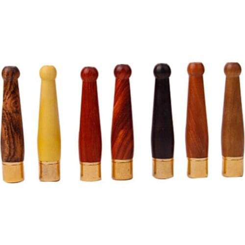 The New Natural Wood Pipe Chimney Loop Filtering Smoking Pipes Herb Tobacco Pipe Cigar Narguile Grinder Smoke Mouthpiece