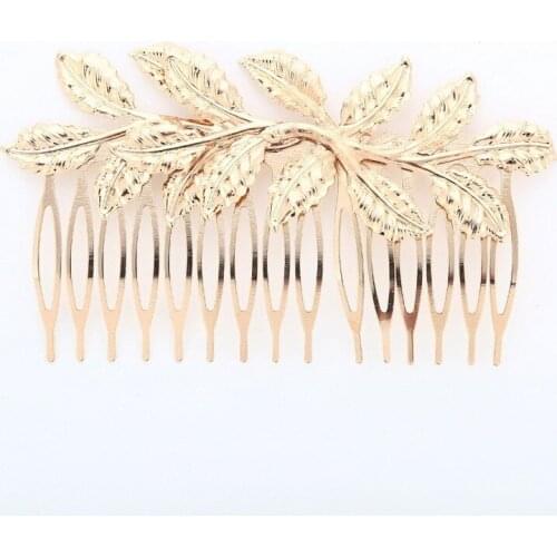 Wedding dress accessories New leaf hair comb Bridal hair tiara Bridal insert Comb Wedding accessories