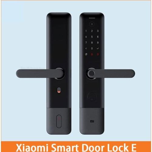 Original Xiaomi Mijia Smart Door Lock E with Doorbell Bluetooth Fingerprint Password Unlock Detect Alarm Work with Mi Home App