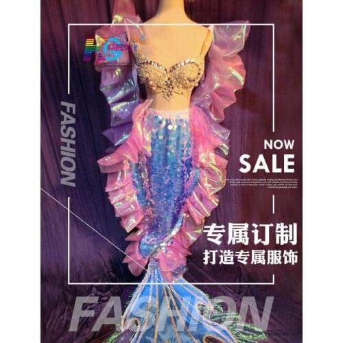 Sexy Mermaid Princess Golden Shark Human Race Leaf Warrior Halloween Bar Neptune Cosplay Party Costume