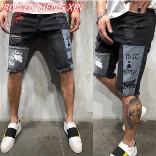 Three kinds Style Men Summer New Casual Embroidery Badges Outdoor Pants Shorts Fashion Twill Cotton Stylish Mens Shorts