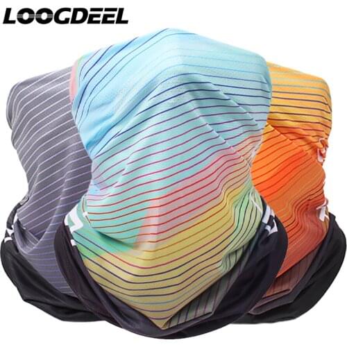 LOOGDEEL Ice Silk Climbing Bandana Sun Protection Breathable Outdoor Cycling Fishing Running Headwear Skin-friendly Headgear