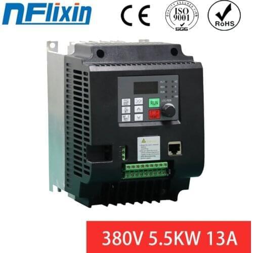 Vfd Inverter 5.5 Kw 380 V Vector Variable Frequency Drive Inverter Vfd 7.5 Hp Cnc Spindle