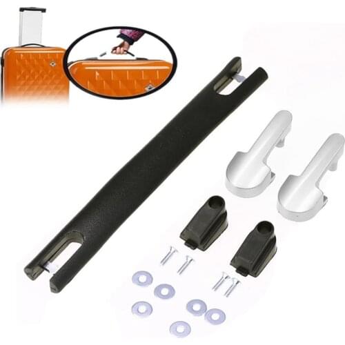 High Quality Luggage Handle Lock Box Handle Accessories Zinc Alloy Handlebar Black Trolley Handle