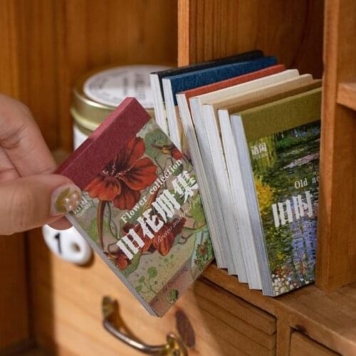 Yoofun 30sheets Vintage Sticker Book Deco Material Paper Stationery Scrapbooking Decorative background Stickers Sticky Notes