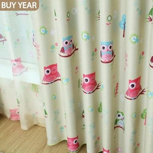 Cartoon Curtains Modern Minimalist Style Blackout Curtains Used for Home Decoration for Living Rooms and Childrens Bedrooms