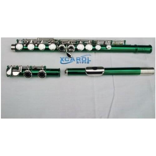Green 16 close holes Flute C tune +E key