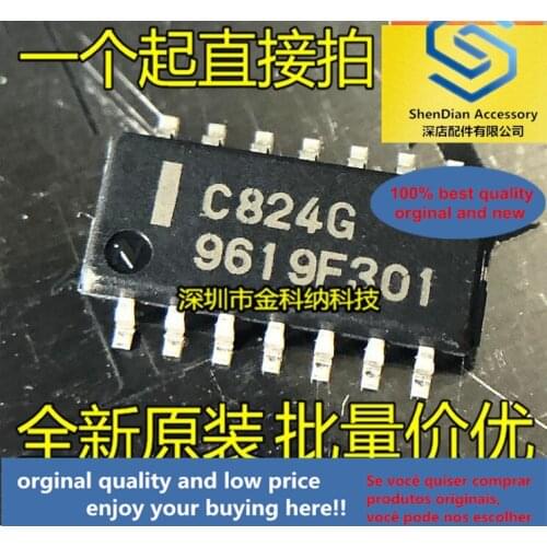 10pcs only orginal new UPC824G silk screen C824G patch SOP-14 can be straight shot