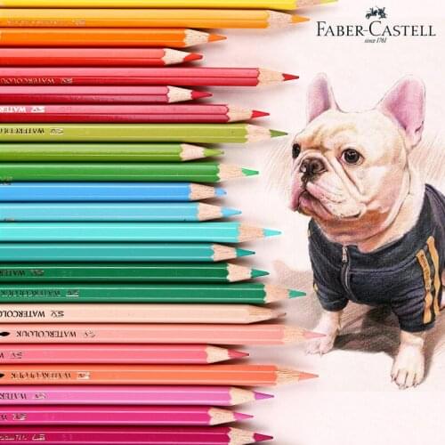 12Pcs Faber-castell Water SolubleColor Lead 72 Colors Optional Painting Sketch Bright Colour Hand-painted Art Supplies Students
