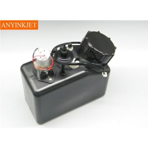 1L UV tank with liquid sensor with stirring motor with filter for UV printer white inks sub ink tank UV bulk tank 4 connector