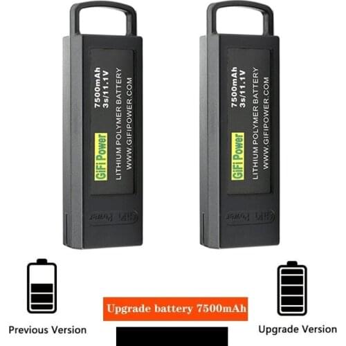 2pcs 11.1V 7500mAh GiFi 3S Upgrade Flight Lipo Battery for Yuneec Q500/Q500+/Q500 4K/Q500+ PRO 4K RC DRONE
