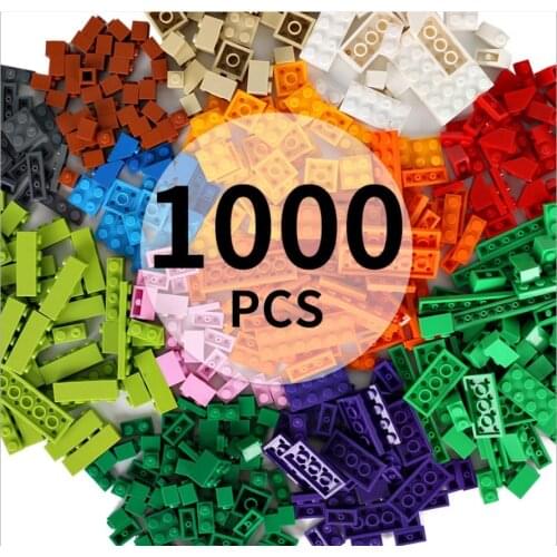 200-2000Pcs Building Bulk Blocks Toys Compatible All Brands Classic City DIY Creative Bricks Model Figures Educational Kids