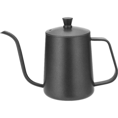 350ML Coffee Pot Drip Kettle with Narrow Lid Kitchen Coffee Pot Stainless Steel Drip Coffee Pot Popular Lightweight Coffee Pot