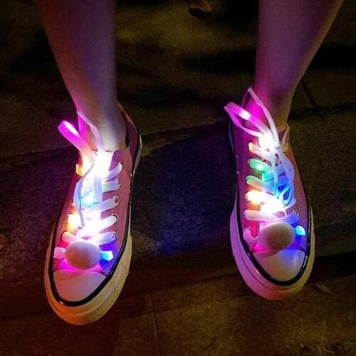 6 Pairs LED Light Up Shoelaces with Multicolor Flashing for Party Dancing Cycling Hiking Skating Waterproof Shoelaces
