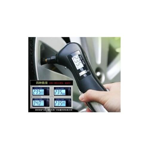 9-in-1 Digital Tire Pressure Gauge and Safety Hammer with Multitools (Power by AAA battery)