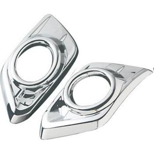 ABS Chrome Front Head Fog Light Lamp Cover for 2014 2015 Nissan X-Trail X Trail XTrail Fog Light Cover Trim Car Accessories 2pcs