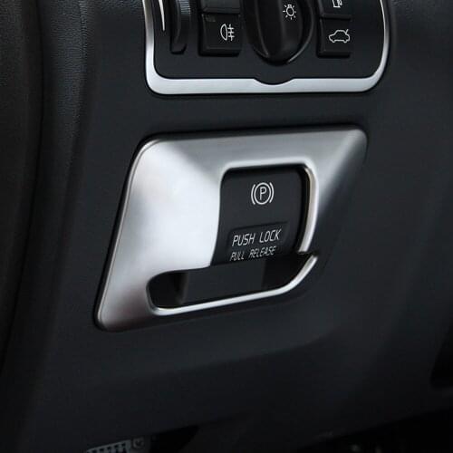 1pcs Car Styling Electronic Handbrake Headlight switch Button Panel Trim Cover fit for Volvo XC60 V60 XC70 S60 S80 V40