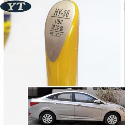 Car scratch repair pen, auto paint pen GOLD color for Hyundai IX35 IX25 Elantra Accent I30 Verna Tucson Sonata Santafe