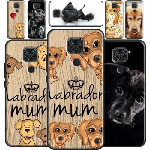Labrador Dog Golden Retriever Puppy For Redmi Note 9 Pro Note 7 8 Pro 8T 9S Note 10 Pro Phone Case For Redmi 9T 9C 9 9A 8A 7A