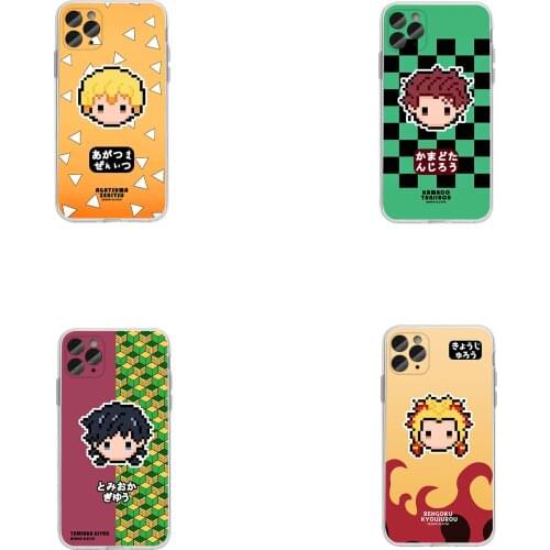 Demon Slayer Phone Case Cover for Iphone 12 Pro Max X XR XS MAX 6 7 8 Plus 11 Pro MAX