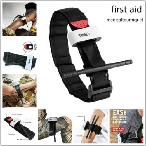 Outdoor Emergency First Aid Tourniquet Tactical Swat Medic Life Saving Hemorrhage Military Tactical Exploration Camping Hiking
