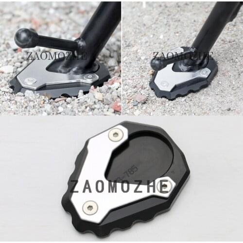 For BMW F850GS F750GS 2018 2019 Motorcycle CNC Aluminum kickstand sidestand stand extension enlarger pad