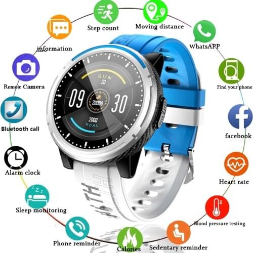 GEJIAN Smart Watch Men Bluetooth Call For Xiaomi Huawei phone HD Display IP67 Waterproof Multi Language Music Sports Smartwatch