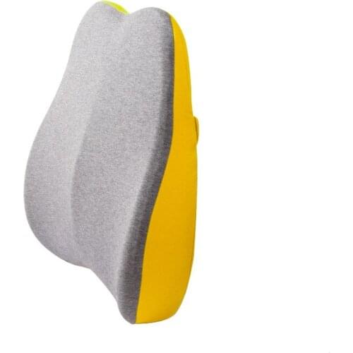 New Space Memory Cotton Waist Cushion Back Pillow for Office Chair Home Furnishing Sofa Lumbar Pillow Caring for The Spine