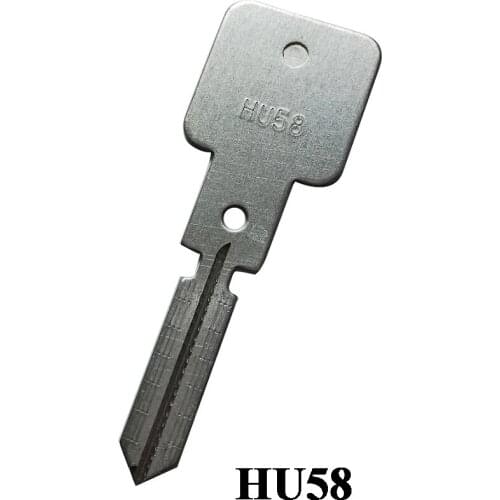 Hu58 lishi 2in1 scale key plate,Engraved Line Scale key blade,Shearing Teeth Blank Car Key Cutting Teeth Blade Ke