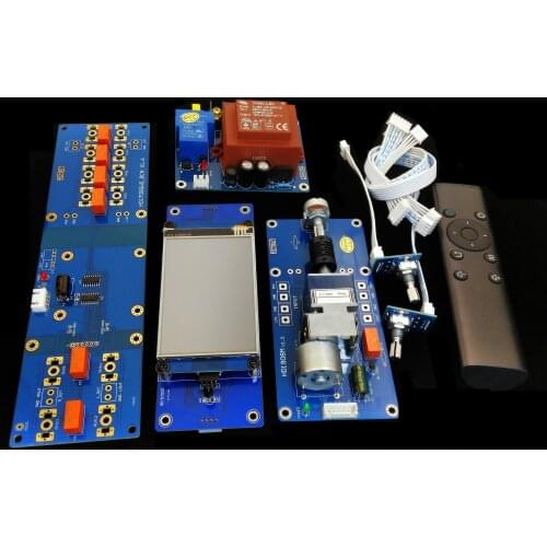 Color Screen HiFi Infrared Remote Control Volume Control Adjust Board APLS 27 Amplifier Preamp Motor Potentiometer Adjusts