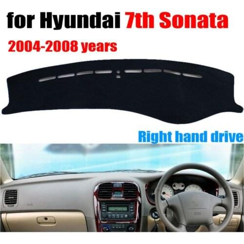 RKAC Car dashboard cover mat for Hyundai 7th Sonata 2004-2008 Right hand drive dashmat pad dash cover auto dashboard accessories
