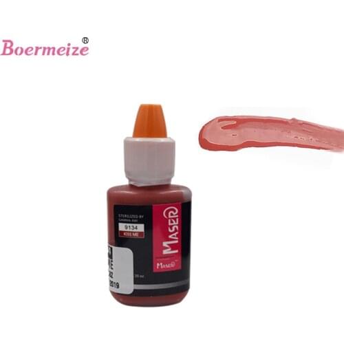 Makeup Inks 10ML 9134 KISS ME Pure Plant Extracts High Intensity Organic Non-toxic LIP Tattoo Micro Pigment Permanent Makeup Ink